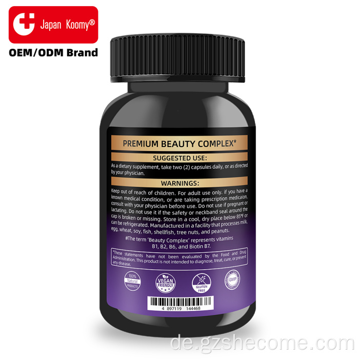 Shecome Biotin Collagen Haarwachstum unterstützt Haut und Nägel